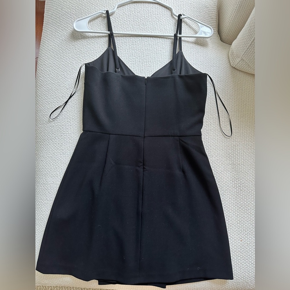French Connection Black Asymmetric Mini Dress - Picture 6 of 11